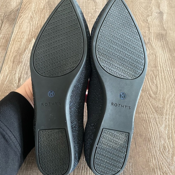 EUC Rothy’s Point in Midnight Metallic - Picture 5 of 5